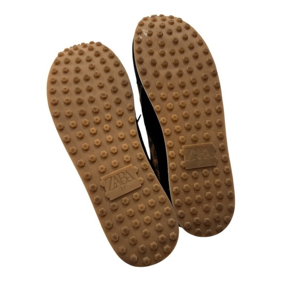 Zara ANIMAL PRINT SNEAKERS woman’s size 37 US 6 - Picture 8 of 9